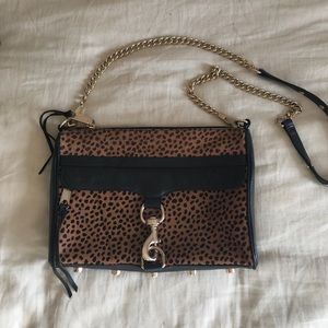 Rebecca Minkoff MAC Crossbody Black and Leopard